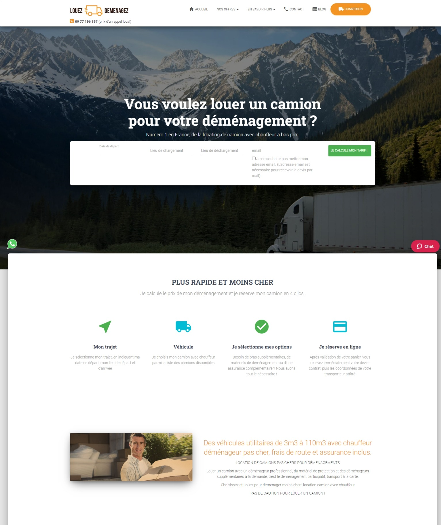 Projet : Louez-demenagez